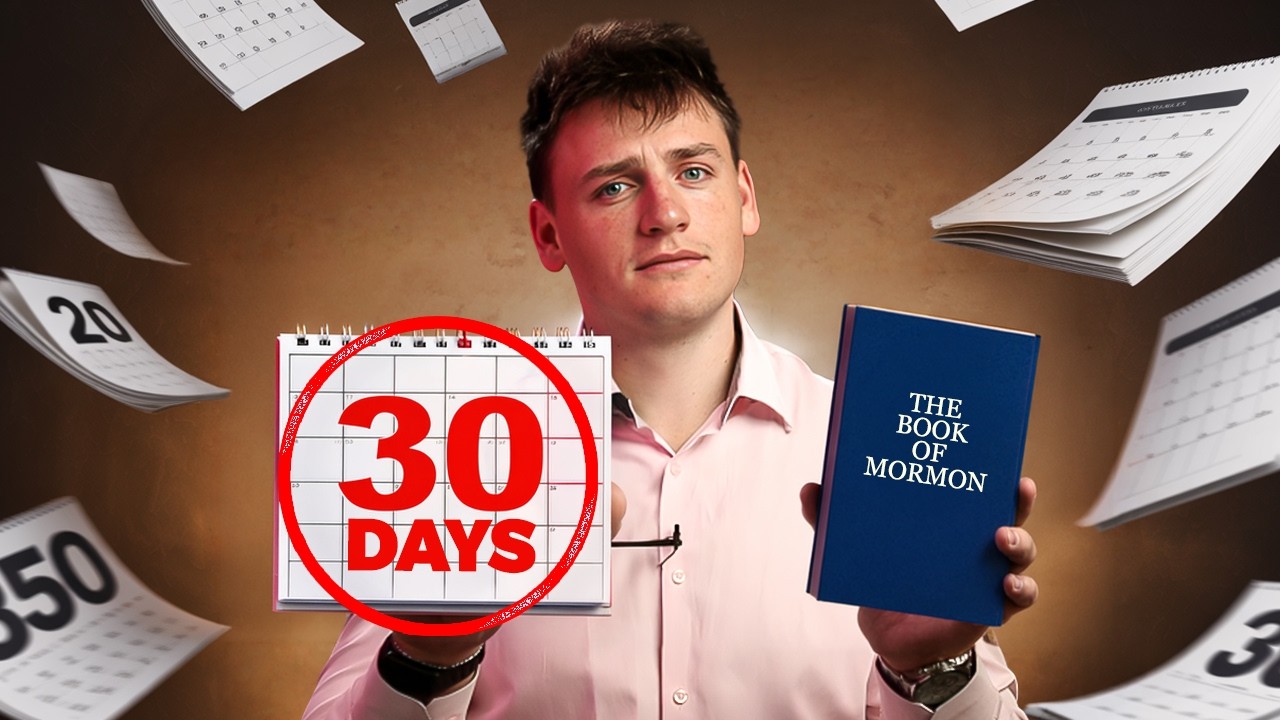 How To Read The Book of Mormon In 30 Days